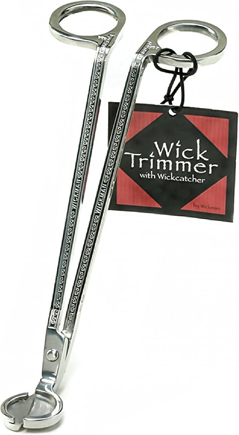 Wickman Stainless Steel Polished Wick Trimmer, Silver
