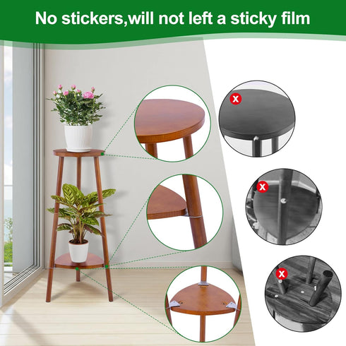 Eocogup Tall,2 Plant Stand Indoor Tier Convertible Wooden Flower Stand,Planter Stand,Multi-purpose Plant Shelf Indoor
