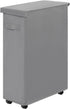 Chrislley Slim Laundry Hamper with Wheels, 45L Narrow Rolling Laundry Basket with
