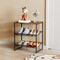 Garden 4 you Shoe Rack for Closet Narrow 3 Tiers, Small Shoe