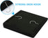 BrilliantJo 2 Pack Closet 5 6 43"x12"x12"(Black) Hanging Organizer, Shelves Hanging Storage with Side Pockets