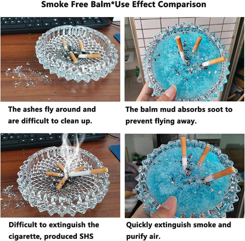 Magic Ashtray Sand, Smokeless Ashtrays for Cigarettes, Odor Eliminator, Outdoor Ash Tray Sand