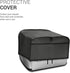 kwmobile Cover Compatible with 4 Slice Toaster - Plastic Case for Bread Toaster Machine- Dark Grey