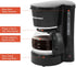 Elite Gourmet EHC-5055# Automatic Brew & Drip Coffee Maker, Black, with Reusable Filter & Water Level Indicator