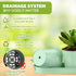 2 Sets Hicarer Herb Planter with Tray Metal Herb Garden Planter with Drainage Farmhouse Windowsill Pots for Indoor