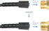 XZT 50FT 1/4-inch Anti-Kink High Pressure Washer Hose with Adapter, 3000PSI Extension Hose for Most Brands