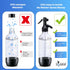 Sodafall fizz saver soda bottle dispenser siphon sifon compatible with Sodastream bottles and other soda maker brands