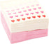 Sparkle and Bash 100-Pack Valentine’s Day Napkins - 5 x 5-Inch Folded Pink Paper - 3-Ply Soft Absorbent