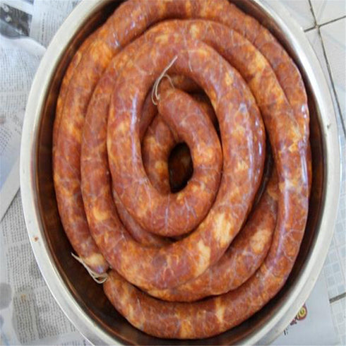 ECYC Machine,14m28mm Edible Collagen Casings Dry Pig Sausage Casing Tube for Sausage Maker
