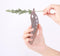 Stainless Steel Herb Stripper for Kale, Chard, Collard Greens - Multi-Function Leaf Remover Kitchen Gadget, Easy Kale
