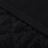 100% Cotton with Silicone Kitchen Everyday Basic Pot Holder Heat Resistant Coaster Potholder Oven Mitts Set of 2 (Black)