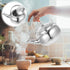 MAGICLULU Stainless Steel Whistle Kettle, Mini Whistling Teapot for Home Kitchen Tea Coffee (5.50inch/14cm)