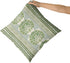 Sweetshow Summer 18 Inches Set 2 Sage Green Flowers Pillowcovers Geometric Throw Pillow Covers Cushion Case for Sofa