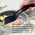2 in 1 Spatula and Tongs, Ultimate Egg Spatula Flipper, High Temperature Resistant Nylon, Red