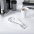 Large Porcelain Spoon Rest, Utensil Holder for Kitchen Counter, Stove Top, Dishwasher Safe, White Color