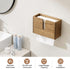 Countertop KIRIGEN Wood Paper Towel Dispenser - Wall Mounted Paper Towel Holder for Kitchen Restroom Decor and Bathroom