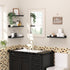 Set 6, upsimples Floating Shelves for Wall, Wall Shelves for Decor Storage of Wall Mounted Wood Shelf for Bedroom