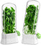 Baderke 2 Pieces Herb Saver for Refrigerator Herb Keeper Herb Storage Containers