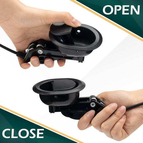ICYANG Universal Oval Black Plastic Recliner Release Pull Handle - Fits Ashley and Major Brands