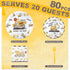 Celee Set 20 Construction Birthday Party Decorations - Construction Party Decorations, Plates, Napkins, and Forks