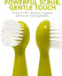 Joie Potato Scrub Brush - Ergonomic Easy Grip Handle for Cleaning Vegetables and Fruits, BPA-Free, Dishwasher Safe,