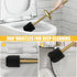 Set BESy Toilet Brush and Holder, Toilet Cleaner Bowl with Two Brush with Extra Long Handle, Durable Bristles Toilet