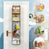 Fixwal Over The Door Hanging Pantry Organizer, 5-Shelf Room Organizer with Clear Plastic Pockets, Large Capacity for