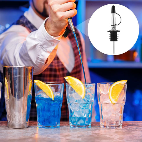 120 3/4 Inch Epakh Pieces Liquor Pour Spout for Bottles Bulk, Stainless Steel Speed Liquor Spout Wine Alcohol Pourers