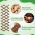 Pack 2 of Extra Thick Wooden Wall Trellis- Expandable Wall Planter Lattice Panels for Climbing Plants, Hanging Vertical
