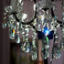 1ft 10pcs Teardrop Crystals Garland, Hanging Chandelier Crystals Prism Beads Chain for Wedding Home Decoration Clear