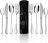 9 Pieces Eating Portion Control Flatware Utensils, Bariatric Silverware for Weight Loss Management with Storage Bag