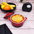 Ceramic Mini Cocotte Set - 17.7 Ounces Small Casserole Dishes with Lids, Handles, Oven, Microwave & Dishwasher Safe