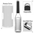 Cambom Heavy Duty Lemon Zester Grater Three-Piece Suit, Kitchen Tool for Parmesan Cheese, Ginger, Garlic, Stainless