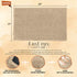 LuxUrux Birch Bathroom Rug - Luxury Bath Mat, Extra-Soft Plush Chenille Microfiber, 24'' x 17''