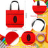 24 Hosuly Pcs Back to School Crayon Tote Bags End of Year Gift Bags Bulk Goodies Decor for Teacher Appreciation