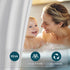 Titanker White Shower Curtain Liner - 72 x 84 Extra Long Plastic Washable Shower Liner PEVA Shower Curtains for