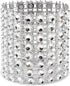 KPOSIYA Napkin Rings, Pack of 60 Rhinestone Diamond Adornment for Wedding Receptions, Dinner or Holiday Parties