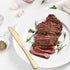Gold Dinner Knives 12 Piece Set, Stainless Steel Titanium Plating Shiny Gold Knives, Dishwasher Safe