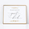 Please Sign Our Guestbook Sign for Weddings, 8x10 Pearl with Gold Accents, Unframed Wedding Decoration