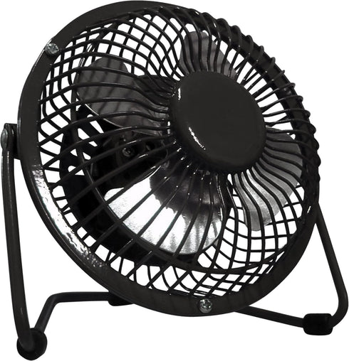 Optimus F-4040BK 4" Personal Metal Fan - Black