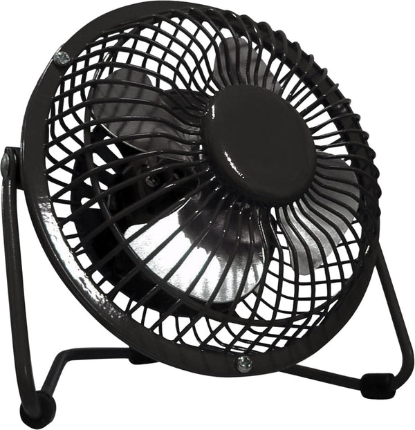 Optimus F-4040BK 4" Personal Metal Fan - Black