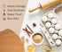 Comfylife 200 x Parchment Paper Sheets - No Curl, No Tear, No Burn Baking Paper (9 x 13 inch) – Precut Parchment Paper For Baking – No Chemical Unbleached Parchment Paper – Cookie Paper Baking Sheets by Comfylife