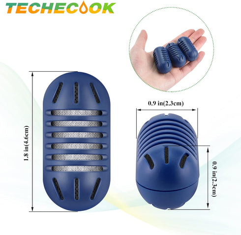 Techecook 10Pack Demineralization Cartridge, Fit for HoMedics Ultrasonic Humidifier, Prevent Hard Water Build-Up