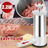 4 (2.2lb,Stainless Sausage Stuffer Machine Sausage Maker with Stuffing Tubes Homemade Sausage Stuffer Manual for Home