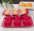 Webake Non-stick Silicone Mini Tube Cake Baking Pan, Fancy Fluted Tube Cake Pan, Pack of 2