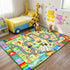 3x5 Feet Educational Area Rug Kids Rugs for Playroom with Alphabet Numbers Shapes Animals Learning Carpet for Bedroom