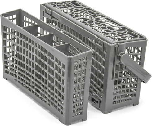 Universal Dishwasher Basket Replacement, 2 in 1 Utensil/Cutlery Basket Compatible with Major Brands