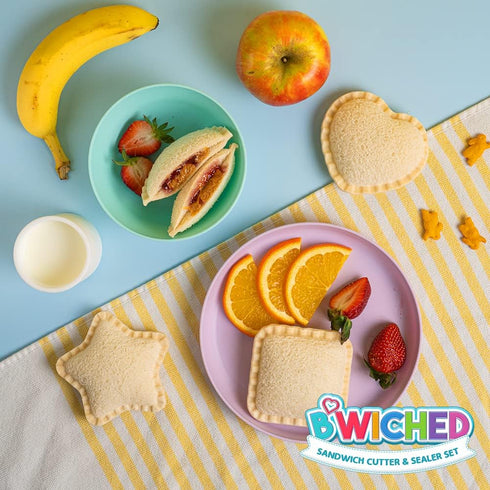 Sandwich Cutter and Sealer (Circle) - Crustless Sandwich Maker for Kids Lunchbox and Bento Box