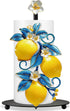 Thyle Mediterranean Capri Lemon Paper Towel Holder with Round Base Yellow Lemon