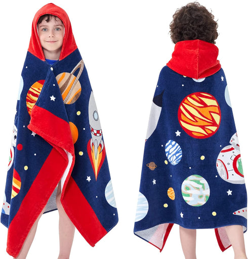 Kids Bath Towels, Kids Towel Girls Boys Hooded Beach,Bathroom,Pool Swim Towels 30